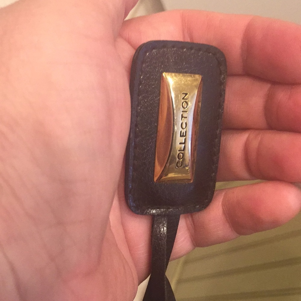 Dark brown bag charm Collection